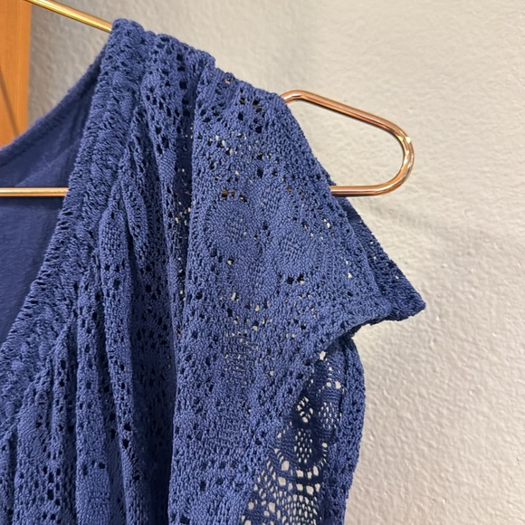 Anthropologie Leifnotes stretch lace high-low dress - Picture 9 of 10